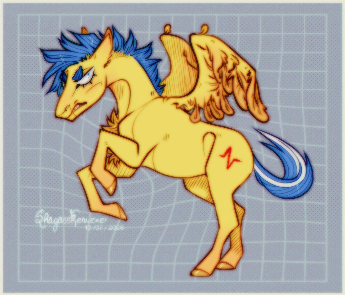 Chibi /Colored sketch / Simple background